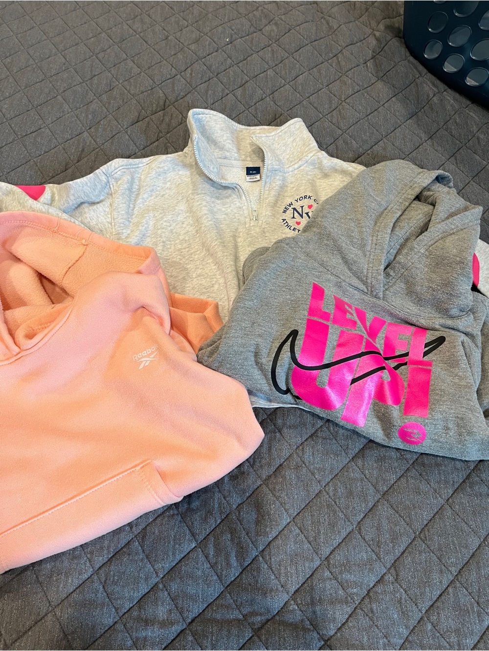 Lot of 3 Girls' Sweatshirts- Soft Pullover Sweatshirts